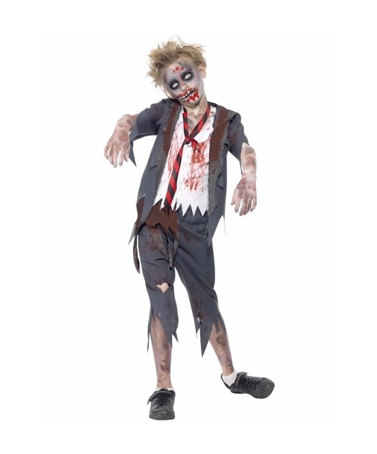 Disfraz de colegial Zombie  para niño