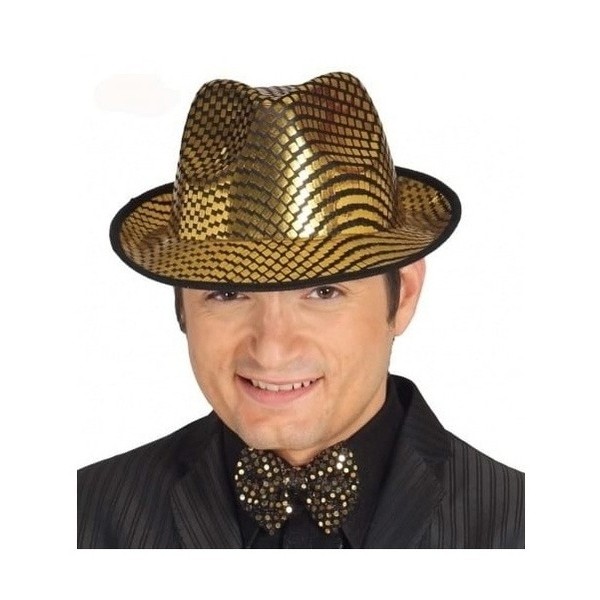 Sombrero Gánster Oro