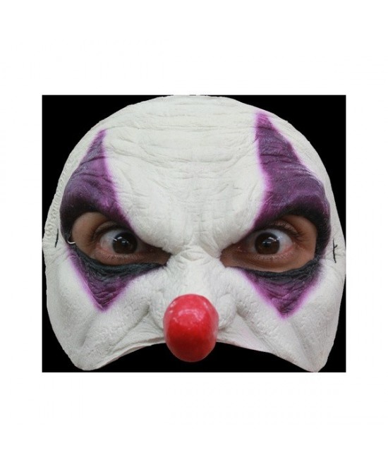 Máscara Half Mask Payaso Púrpura