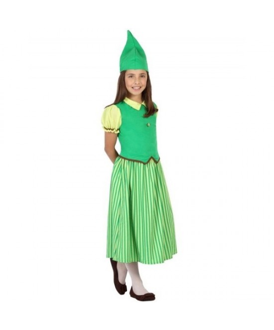 Disfraz Duende verde  para niña