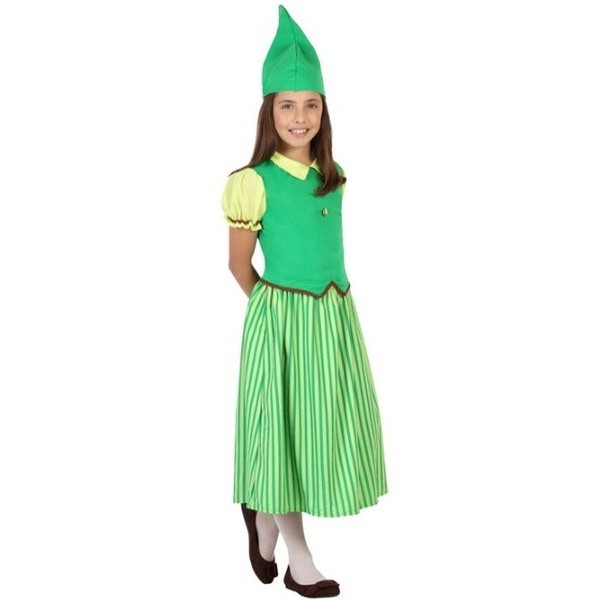 Disfraz Duende verde  para niña