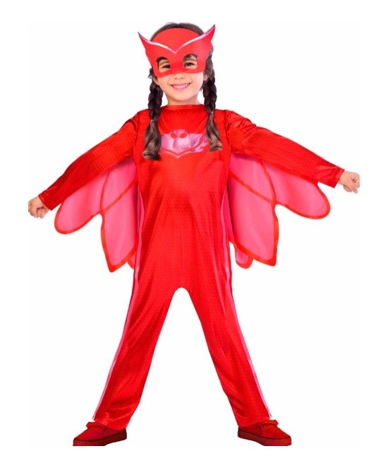 Disfraz PJ MASK  Owlette Roja  infantil