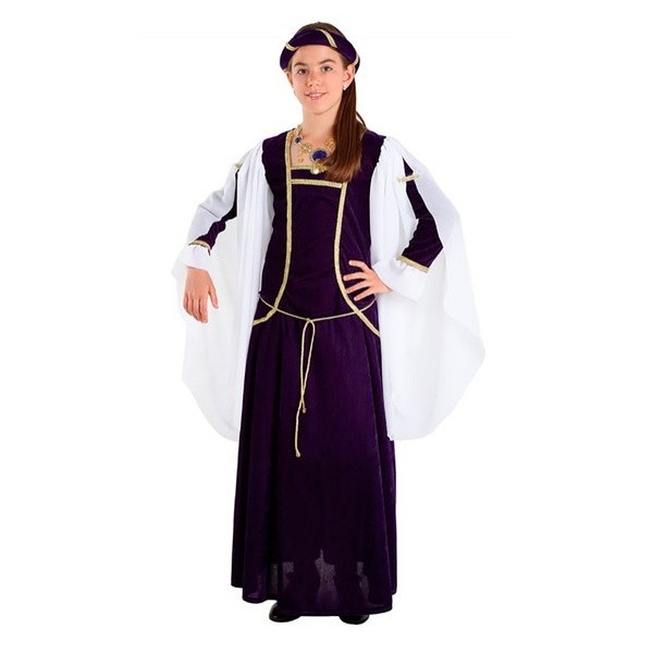 Disfraz Reina Medieval infantil