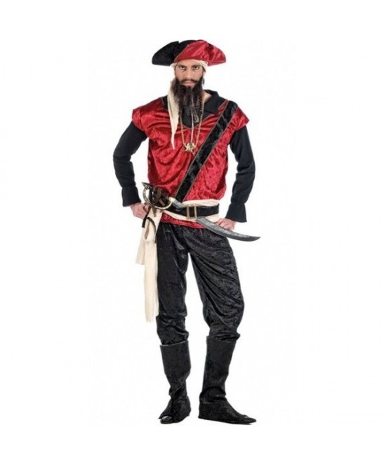 Medicinal doble Cambios de Disfraz Pirata Saqueador Adulto