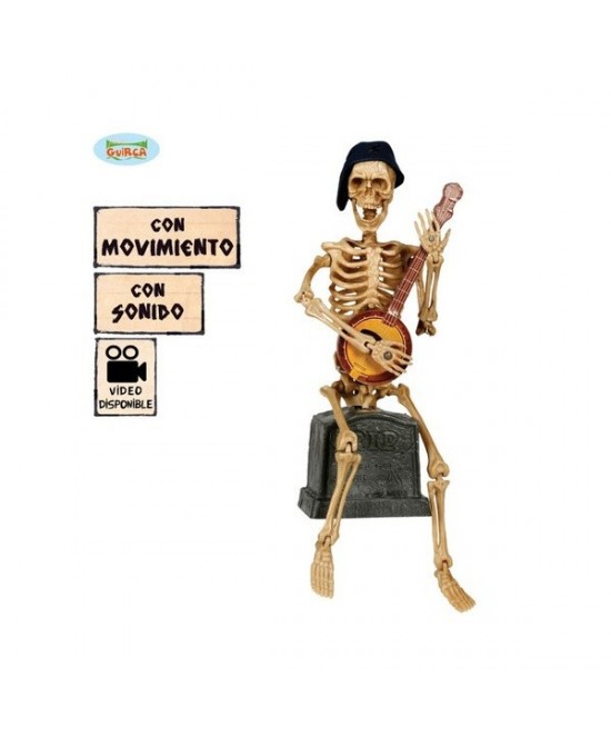 Esqueleto Banjo 31cm  Sonido Y Mov.
