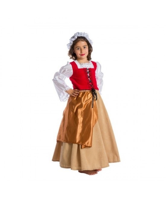 Disfraz Doncella medieval para niña
