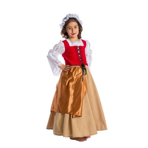 Disfraz Doncella medieval para niña