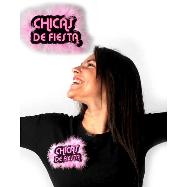 Broche Chapa " Chicas de Fiesta "