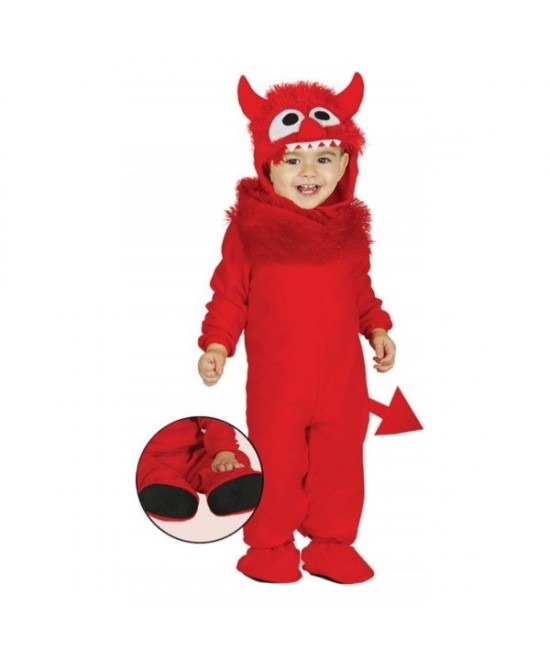 Disfraz Monstruo Rojo Bebé