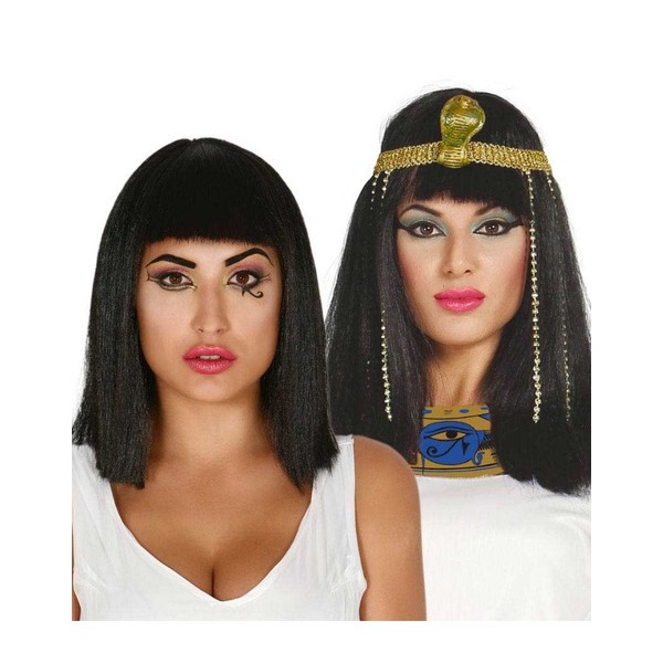 Peluca Cleopatra morena