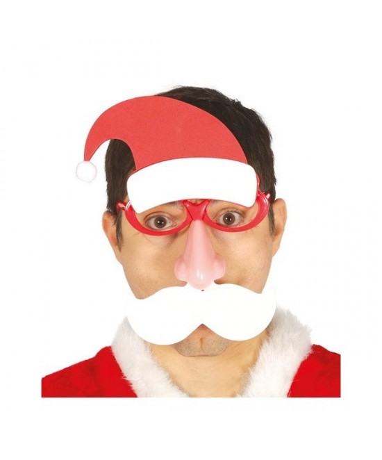 Gafas Papa Noel con nariz