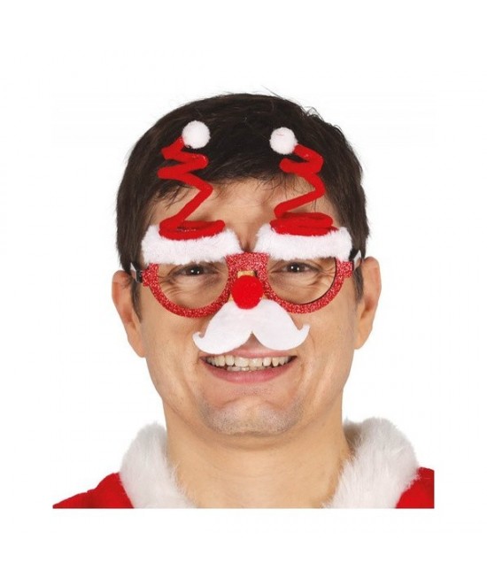 Gafas Papa Noel con bigote