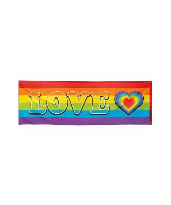 Bandera banner LOVE (74x220 cm )