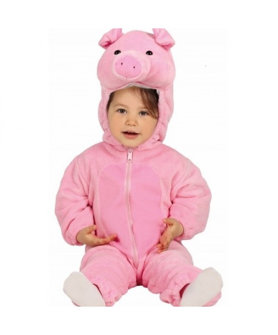 Disfraz Cerdito rosa bebe