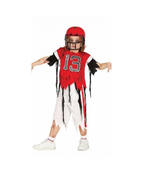 Disfraz Jugador Rugby zombie niño