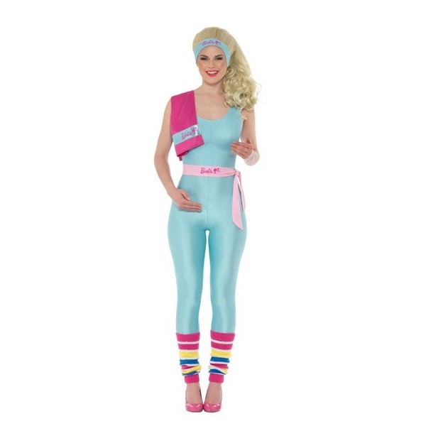 Disfraz Barbie Gimnasta con peluca mujer