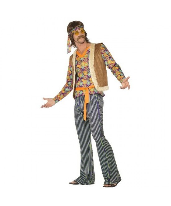Disfraz Hippie años 60 adulto