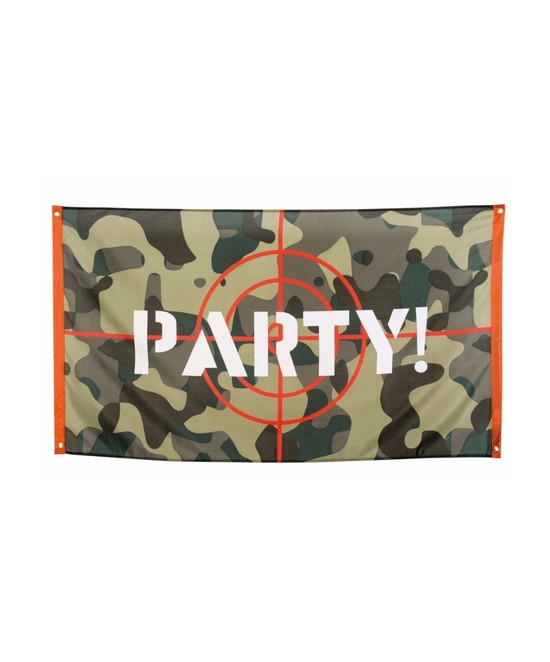 Bandera Party Camuflaje 90x150 cm