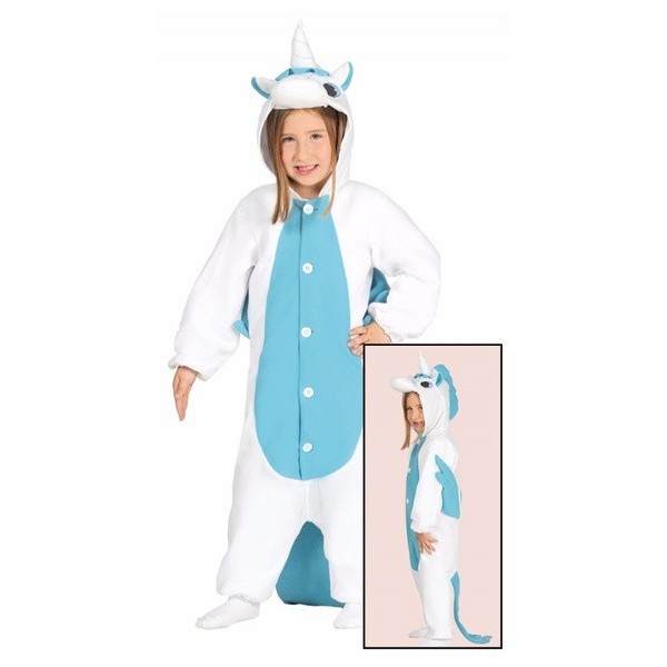 Disfraz Pijama Unicornio azul  infantil