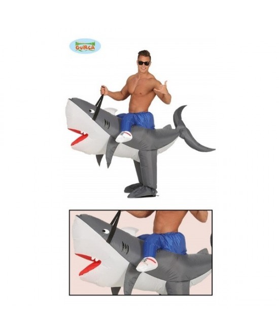 Disfraz Tiburón Hinchable adulto
