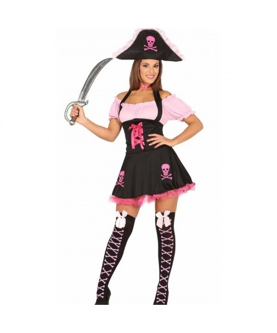 Disfraz Pirata Pink mujer