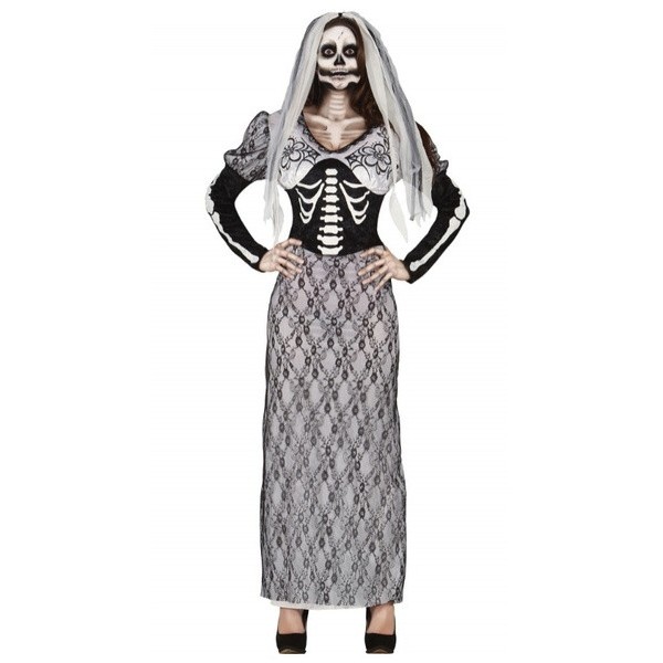 Disfraz Skeleton bride mujer T.L