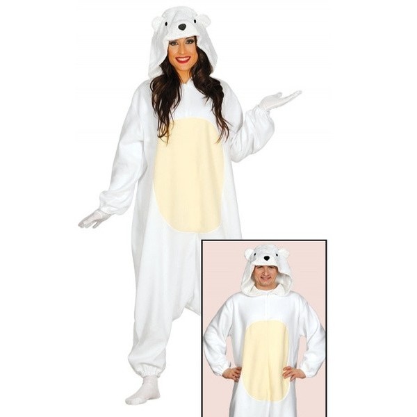 Disfraz Pijama oso polar mujer
